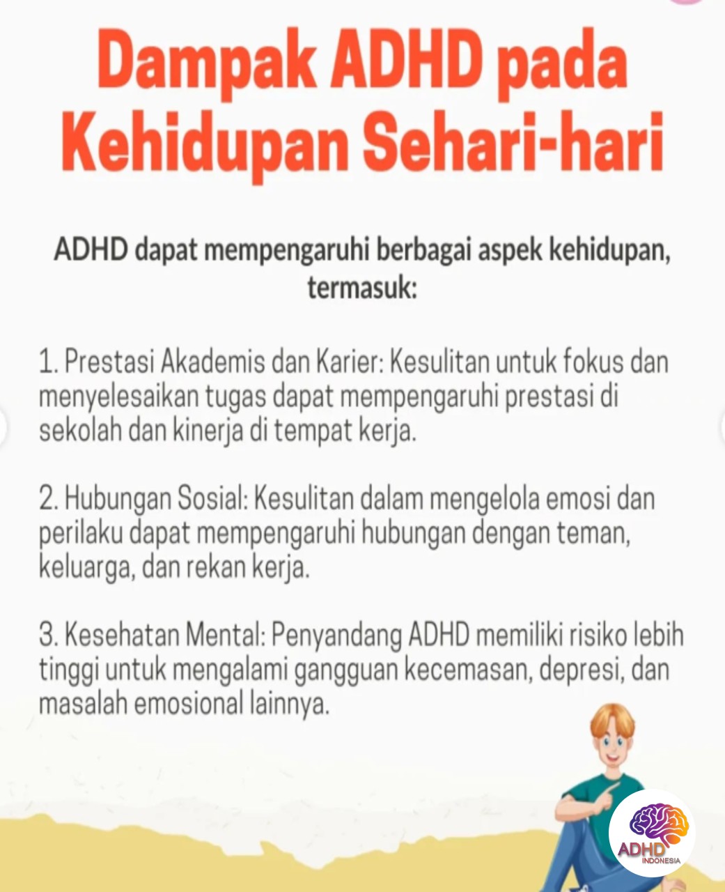 ADHD dan Hubungan Sosial Anak di Lingkungan Sekolah di Kabupaten Bekasi